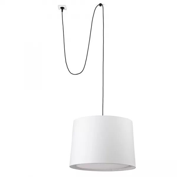 Conga Lampe Suspension Blanche Avec (68604-54)