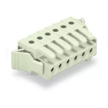 Connecteur femelle THT 0.9 x 0.9 mm solder pin Coud�, gris clair734-535/037-000