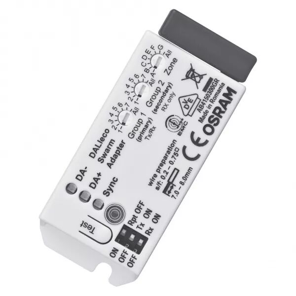 dalieco swarm adapter 45x1 osram interface radio pour contr�leur dalieco (4052899955646)