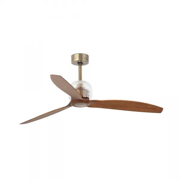 Deco Fan Ventilateur De Plafond Or/Bois (33398D)