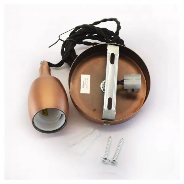 DOUILL E27  CUIVR ROUG+CABL 2M (5019)
