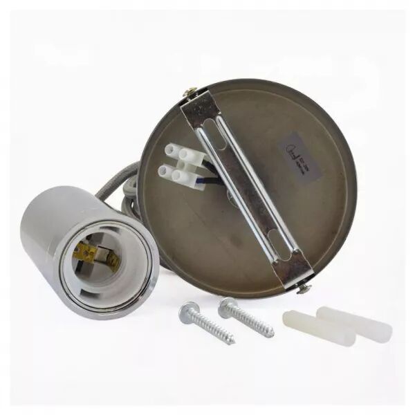 DOUILL E27 CYL CHROM+CABLE 2M (5031)