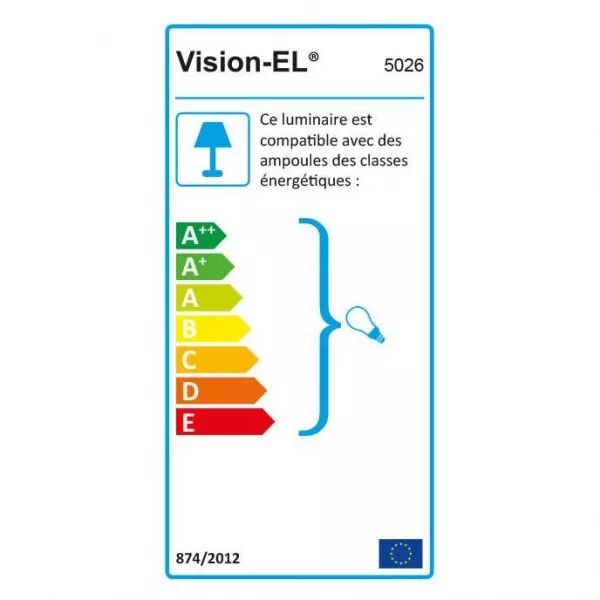 DOUILL E27 CYL CUIVR +CABL 2M (5026)