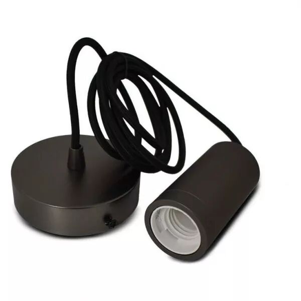 DOUILL E27 CYL NOIR+CABL 2M (5029)