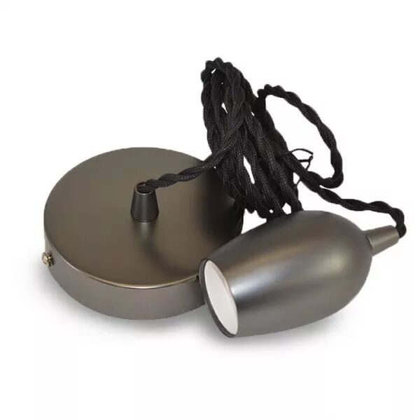 DOUILL E27 NOIR + CABL 2M (5018)