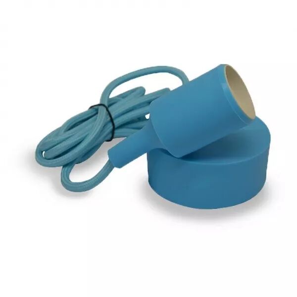 DOUILL E27 SILI + CABL 2M BLEU (5005)