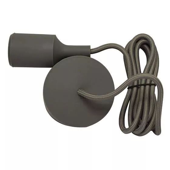 DOUILL E27 SILI + CABL 2M GRIS (5002)