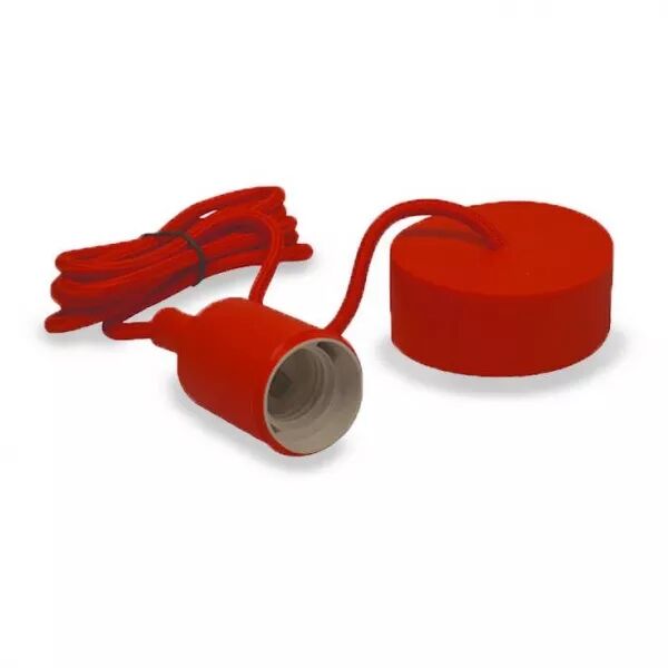 DOUILL E27 SILI + CABL 2M ROUG (5004)