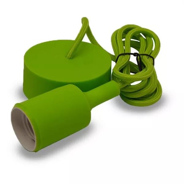 DOUILL E27 SILI + CABL 2M VERT (5006)