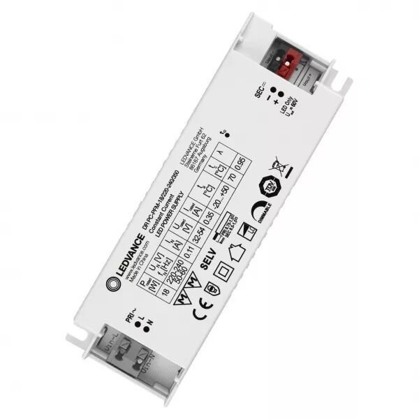 driver led performance courant constant 18 w 350 ma coupure de phase (4058075239838)
