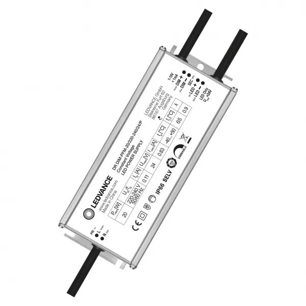 driver led performance tension constante 24 v 20 w gradable 1...10 v ip66 (4058075239951)