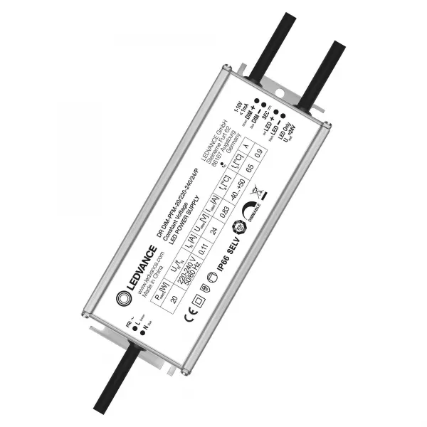 driver led performance tension constante 24 v 20 w gradable 1...10 v ip66 (4058075239951)