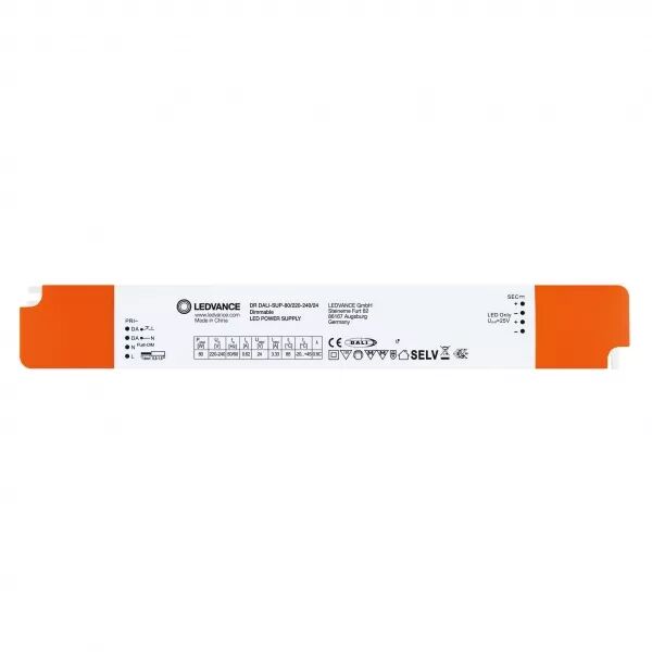 driver led superior tension constante  24 v dali 80 w ip20 (4058075421844)