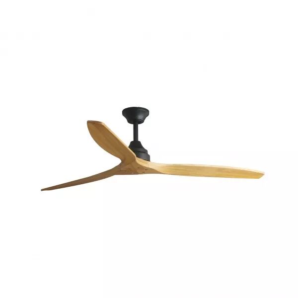FARO BARCELONA - Alo L Ventilateur noir/bois DC  (33718DCWP)