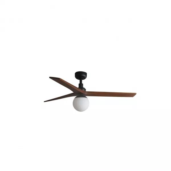 FARO BARCELONA - Klim M Ventilateur noir/noyer D (34277WP-11L)