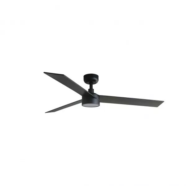 FARO BARCELONA - Rudder L LED Ventilateur noir (34298WP-1TW)