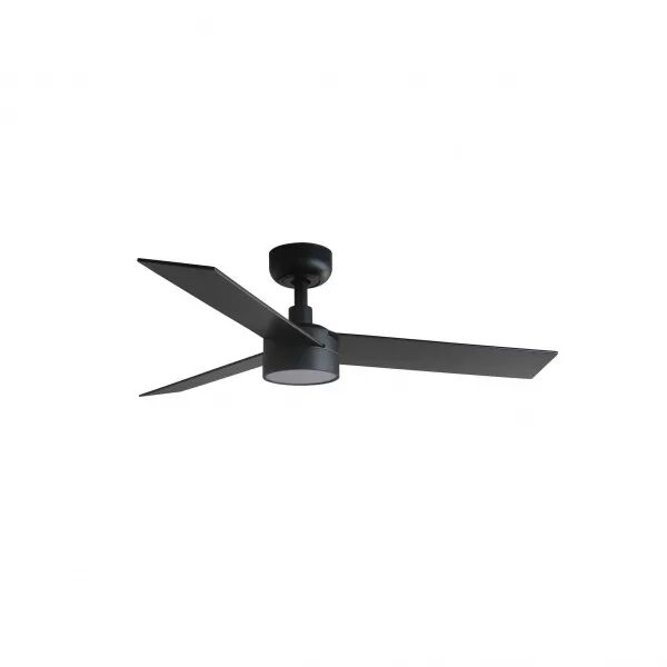 FARO BARCELONA - Rudder S LED Ventilateur noir (34296WP-1TW)