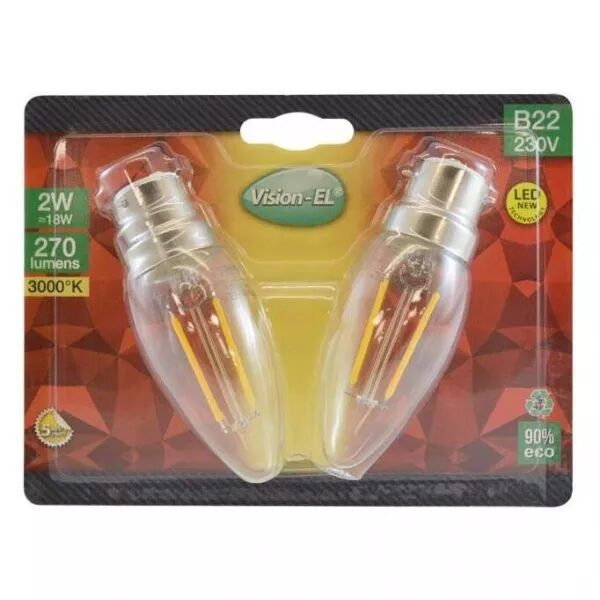 FIL COB FLM B22 2W 3000K BLIX2 (71222)