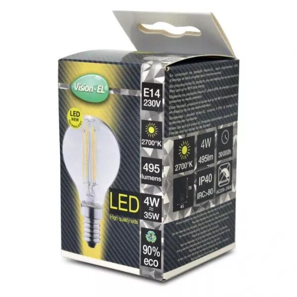 FIL COB P45 E14 4W 2700K BX (71311)