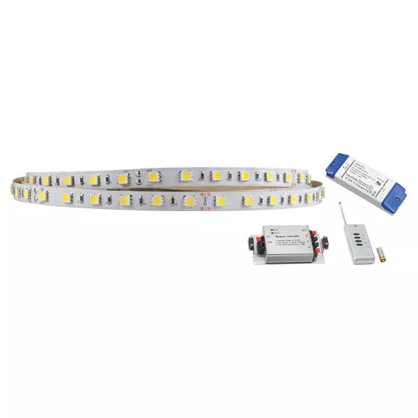 FLEXO-Ruban n/protg. IP20 24V 17,2W/m 65 LED/m RGB, lg 4m, alim.incl. (55213)