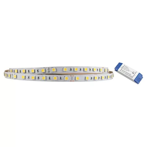 FLEXO-Ruban n/protg. IP20 24V 18W/m 65 LED/m 2400K 1100 lm/m, lg 5m, alim.incl. (55214)
