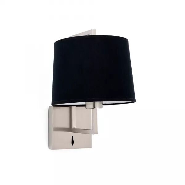 Frame Lampe Applique Nickel Mat/Noire (20170-03)