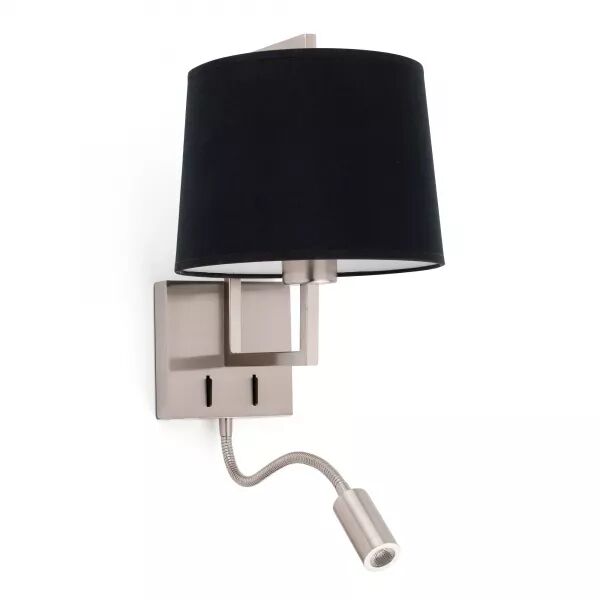Frame Lampe Applique Nickel Mat/Noire (20172-03)