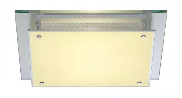 GLASSA CARRE E27 plafonnier, carr�, 2x (155180)
