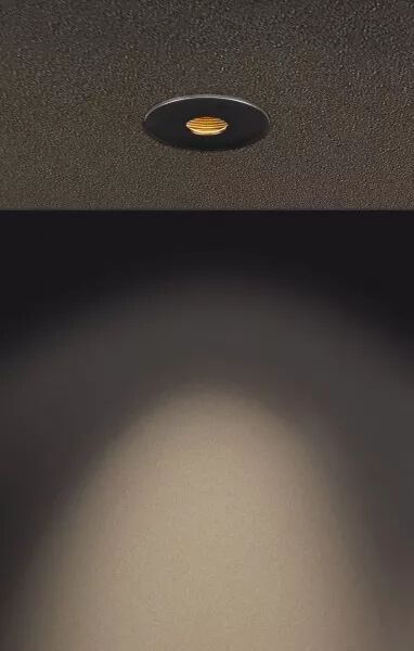 H-LIGHT, spot encastr�, noir, COB LED (114480)