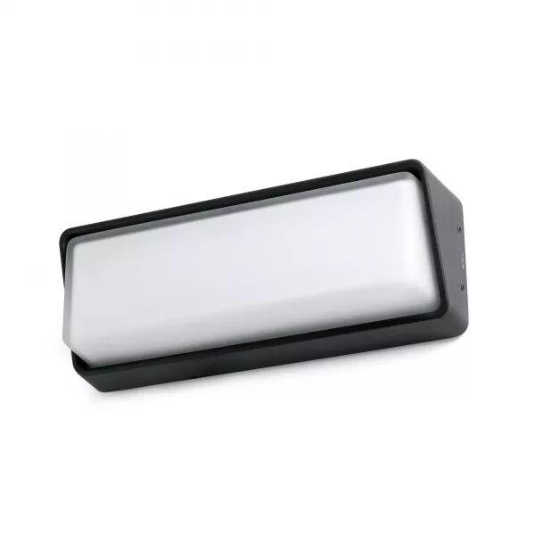 Half Led Lampe Applique Noire (71537)