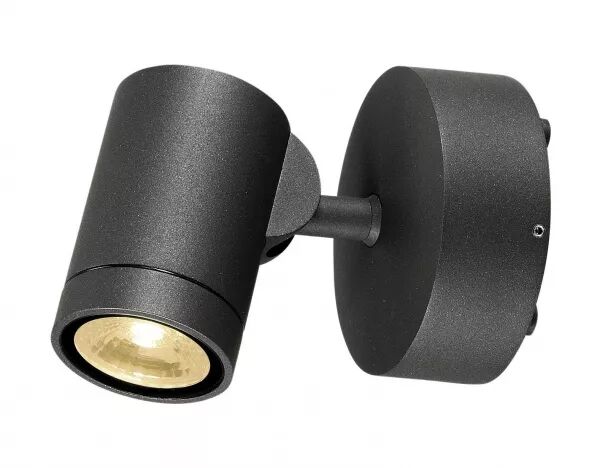 HELIA, applique, simple, anthracite, 8W (233245)