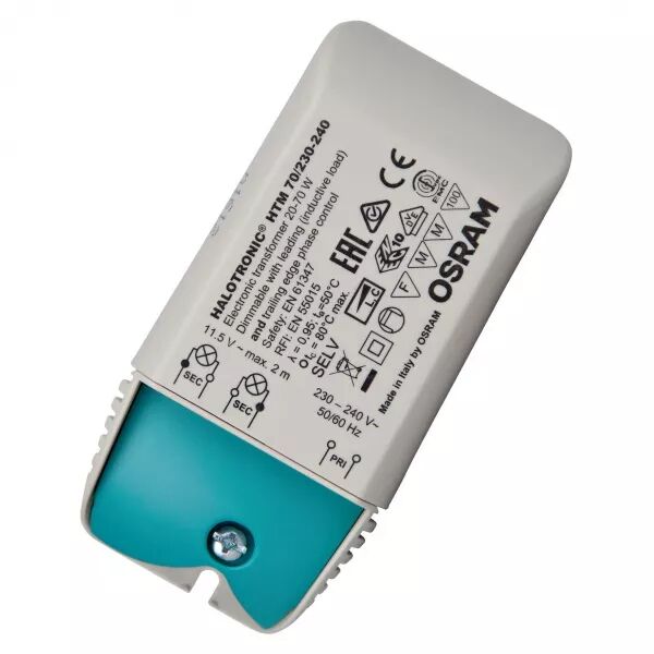 htm 70/230-240/12 osram transformateur �lectronique pour lampes halo et led 12v (4050300442310)