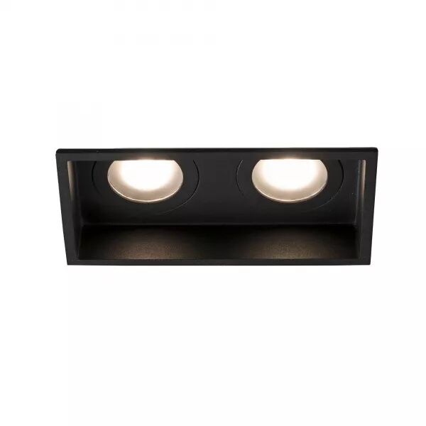Hyde Lampe Encastrable Noir Carr� 2L (40125)