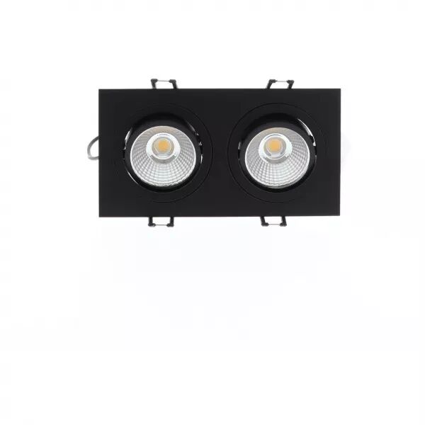 INDIGO-AL2014 SDX 2x9W 2x900Lm 3000K 38� DIM Noir mat (DO18205)