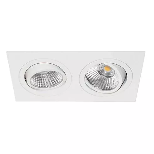 INDIGO-AL2014 SDX 2x9W 2x940Lm 4000K 38� DIM BLANC MAT (DO18330)