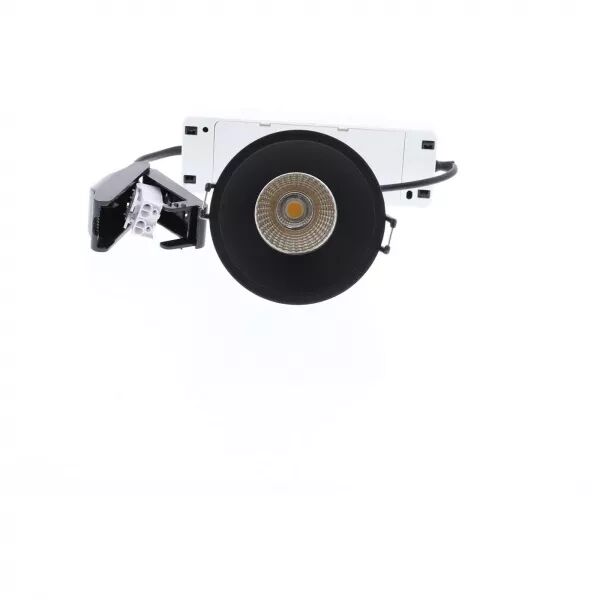 INDIGO-AL3012 RD 9W 1050Lm 3000K 38� IP44 DIM Noir mat (DO17105)
