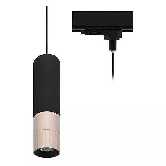 INDIGO-AUREA 3 TP 6W 715Lm 38� DIM Noir mat - Rose (TR43483)