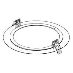 INDIGO-BAGUE DE FINITION 250mm Blanc (DO54804)
