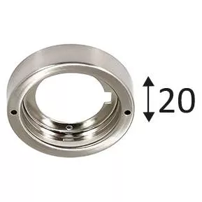 INDIGO-BASE RONDE Nickel satin� (DO33821)