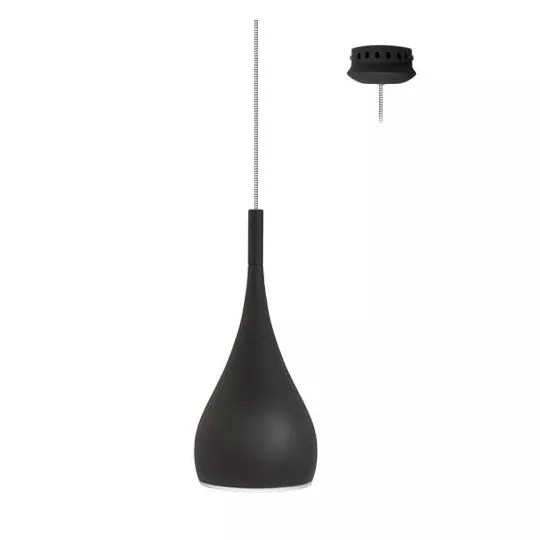 INDIGO-DROP 360 E27 MAX40W LED/CLA/ECO NOIR MAT (KI00116)