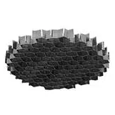 INDIGO-GRILLE NID D\'ABEILLE Noir (TR29605)