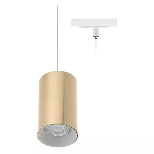 INDIGO-JACK TP 10W 1120Lm 38� DIM Blanc mat - Laiton (TR42928)