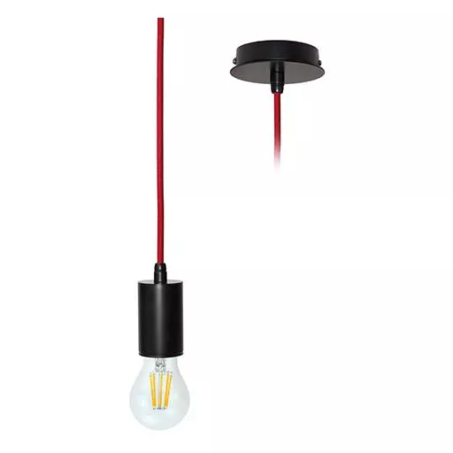 INDIGO-JANY 2 E27 MAX40W LED/CLA/ECO NOIR MAT (SU12405)