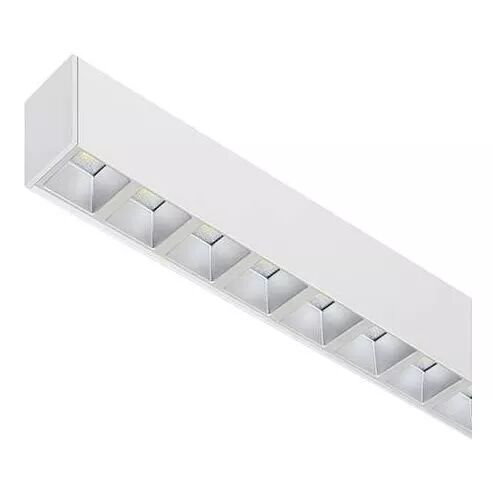 INDIGO-LINEAR 1 C 38W 6625Lm 75� DALI Blanc mat - Argent (CL10053DA)