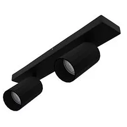 INDIGO-OKTO 2 C GU10 MAX 2x10W PAR16 Noir mat (WA23205)
