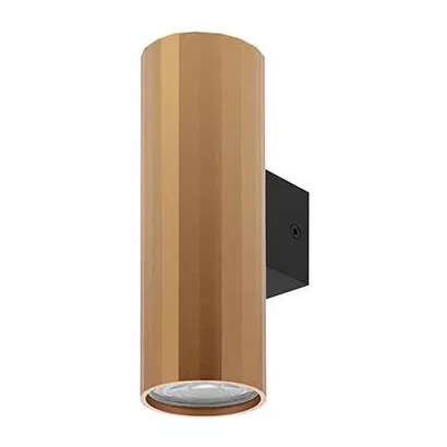 INDIGO-OKTO 2 GU10 MAX 2x10W PAR16 Noir mat - Or rose (WA23406)
