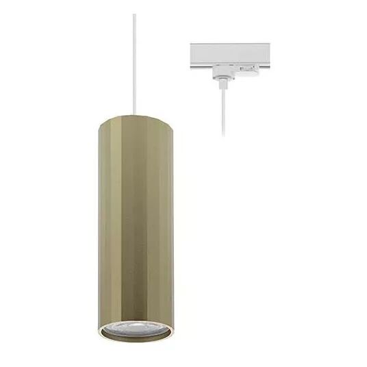 INDIGO-OKTO 3 TP GU10 MAX10W PAR16 Blanc mat - Champagne (TR42349)