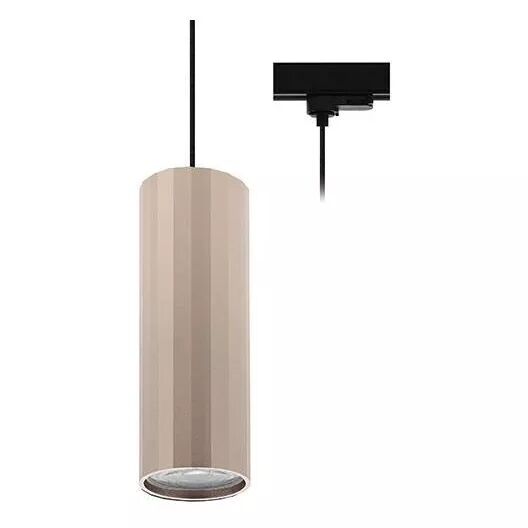 INDIGO-OKTO 3 TP GU10 MAX10W PAR16 Noir mat - Rose (TR42383)
