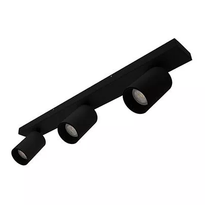 INDIGO-RIVA 3 GU10 MAX 3x10W PAR16 Noir mat (WA20005)