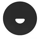 INDIGO-STEPBEAM FACE RONDE DIFFUSION DEMI-CIRCULAIRE Noir (RBEZHCIRCLEB)